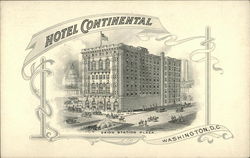 Hotel Continental on Union Station Plaza Postcard