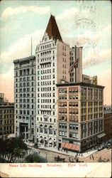 Home Life Building, Broadway Postcard