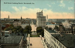 Bull Street Looking South Postcard