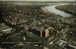 Looking Southeast from Top of Washington Monument District Of Columbia Washington DC Postcard Postcard