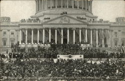 Taft - The President Addressing the Crowd After Taking the Oath, March 4 Washington, DC Washington DC Postcard Postcard