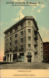 Hotel Harris Washington, DC Washington DC Postcard Postcard