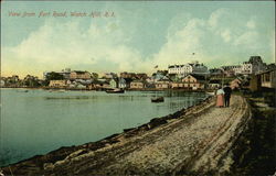 View from Fort Road Postcard