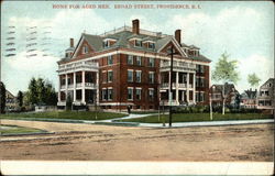 Home for Aged Men, Broad Street Postcard