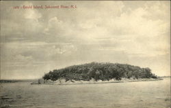 Gould Island in the Sakonnet River Postcard