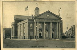 Citizens Savings Bank Providence, RI Postcard Postcard