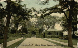 North Burial Ground - Main Entrance Postcard