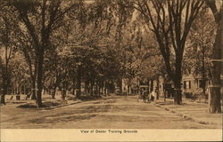 View of Dexter Training Grounds Postcard