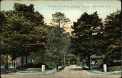 Entrance to North Burying Ground Postcard