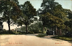 Bend in Ferry Road Postcard