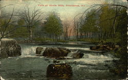 Falls at Hunts Mills Providence, RI Postcard Postcard