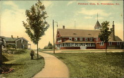 Pomham Club and Grounds Postcard