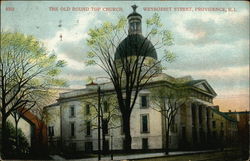 The Old Round Top Church, Weybosset Street Postcard