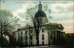 The Old Round Top Church, Weybosset Street Postcard