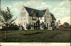 Lippitt Hall, Rhode Island College of A&M Arts Kingston, RI Postcard Postcard