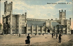 State Armory Providence, RI Postcard Postcard