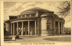 Convocation Hall, Toronto University Postcard