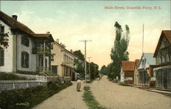 Residences on Main Street Postcard