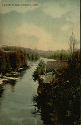 Grand River Fergus, ON Canada Ontario Postcard Postcard