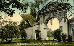 Old Historic Entrance to Dundurn Park Hamilton, ON Canada Ontario Postcard Postcard