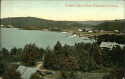 Dwight, Lake of Bays, Highlands of Ontario Postcard