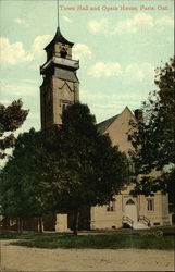 Town Hall and Opera House Paris, ON Canada Ontario Postcard Postcard