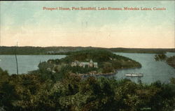 Prospect House, Port Sandfield, Lake Rosseau, Muskoka Lakes Ontario Canada Postcard Postcard