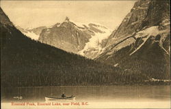 Emerald Peak, Emerald Lake Field, BC Canada British Columbia Postcard Postcard