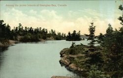 Among the 30,000 Island of Georgian Bay Canada Misc. Canada Postcard Postcard