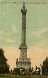 Brock's Monument, Queenston Heights Ontario Canada Postcard Postcard