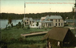 Superintendent's Headquarters, Algonquin National Park Postcard