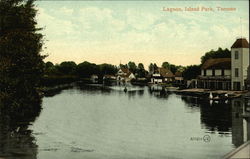 Lagoon, Island Park Postcard