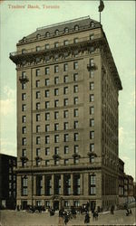 Street View of Trader's Bank Postcard