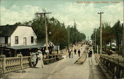 View of Main Street, Centre Island Toronto, ON Canada Ontario Postcard Postcard