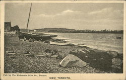 Beach and Ocean Front New Toronto, ON Canada Ontario Postcard Postcard