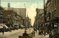 Younge Street Looking South From Shuter Street Toronto, ON Canada Ontario Postcard Postcard