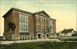 Queen Alexandra School, Broadview Avenue Toronto, ON Canada Ontario Postcard Postcard