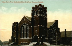 High Park Ave. Methodist Church, West Postcard