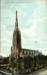 Bird's Eye View of St Michael's Cathedral Toronto, ON Canada Ontario Postcard Postcard