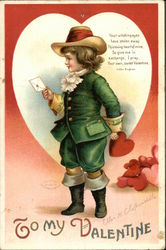 To My Valentine Postcard