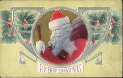 A Merry Christmas - Santa Claus Postcard Postcard