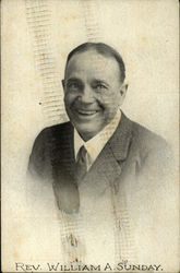 Portrait of Rev. William A. Sunday Postcard