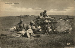 Italian Gunners World War I Postcard Postcard