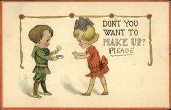 Don't You Want To Make Up? Postcard