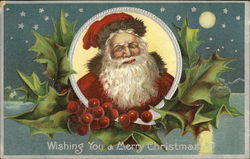 Wishing you A Merry Christmas Postcard