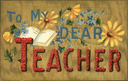 To my dear teacher To My Dear... Postcard Postcard