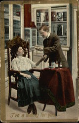 I've A Feeling For You - Doctor and Patient Couples Postcard Postcard