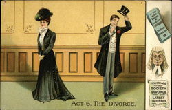 Act 6. The Divorce, In the High Court of Justice, Society Divorce, Latest Winners Postcard Postcard