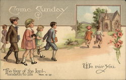 Come Sunday - We Miss You Religious Postcard Postcard