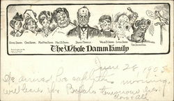 The Whole Damm Family The Whole Family Postcard Postcard